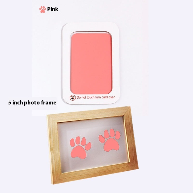Capture Your Pet's Memory with Our Unique Pawprint Inkpad Photo Frame